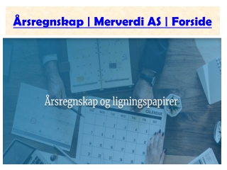 Årsregnskap | Merverdi AS | Forside | Merverdi AS