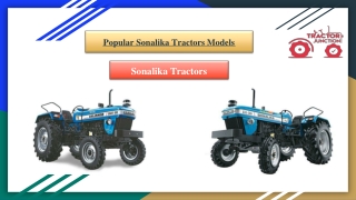 Popular Sonalika Tractor in India