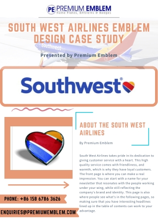 Southwest Emblem Design Case Study by Premium Emblem