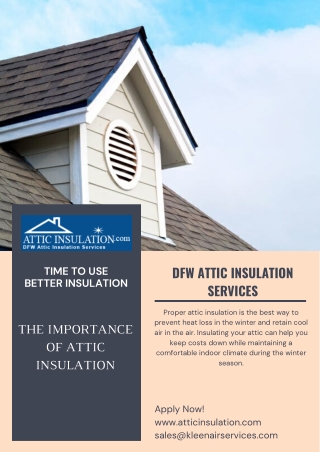 Attic Insulation Services Allen