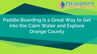 Best Paddle Board in Orange County