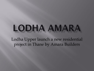 flat for sale Lodha amara thane call 8130629360