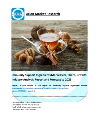 Immunity Support Ingredients Market