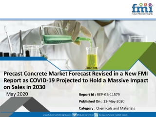 FMI Analyzes Impact of COVID-19 on Precast Concrete Market; Stakeholders to Focus on Long-term Dimensions