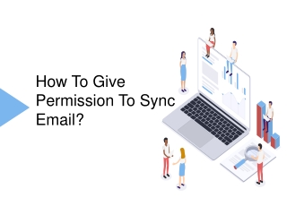 How To Give Permission To Sync Email?