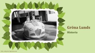 Gröna Lunds Historia