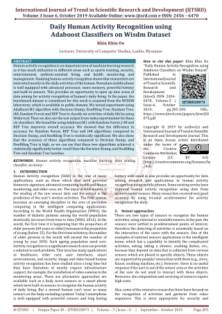 Daily Human Activity Recognition using Adaboost Classifiers on Wisdm Dataset