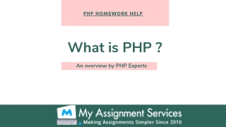 What is PHP? An overview by PHP Experts