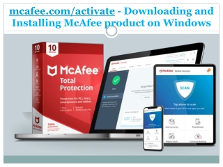 mcafee.com/activate - Downloading and Installing McAfee product on Windows