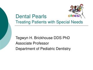 Dental Pearls Treating Patients with Special Needs