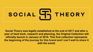 Social Theory Merchandise - Social Theory