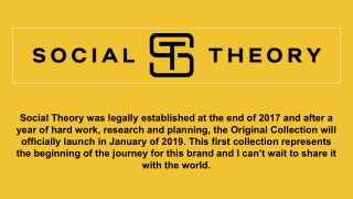 Social Theory Merchandise - Social Theory