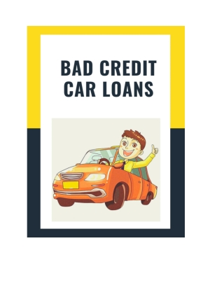 Get a Guaranteed Bad Credit Car Loans Dartmouth