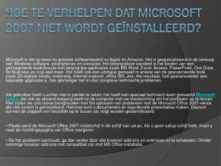 Microsoft bellen als een probleem aanhoudt, neem dan contact met ons op