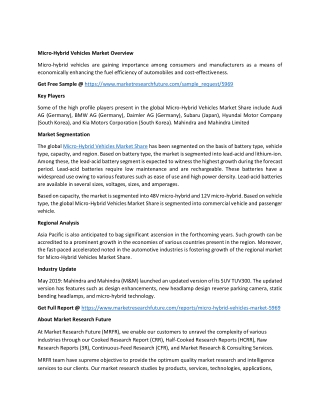Micro-Hybrid Vehicles Market Share