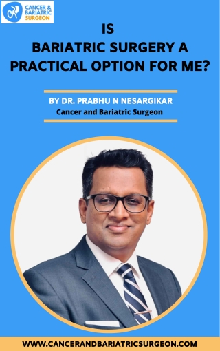 Best Bariatric Surgery in Bangalore | Is Bariatric Surgery A Good Choice