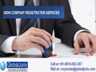 NIDHI Company Registration and Other Legal Services in India