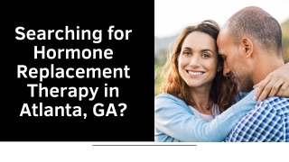 Hormone Replacement in Atlanta by Harley Institute