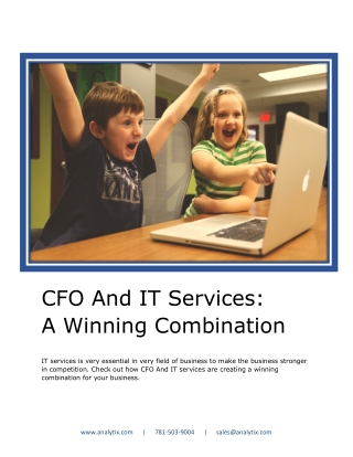 CFO And IT Services - A Winning Combination