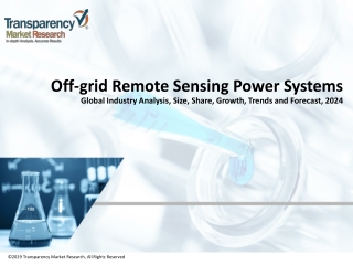 Global Off-grid Remote Sensing Power Systems Market 2024 - Drivers & Challenges