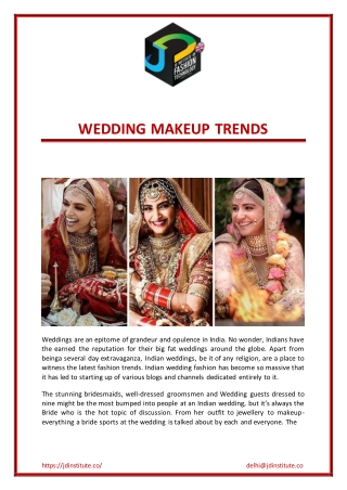 WEDDING MAKEUP TRENDS
