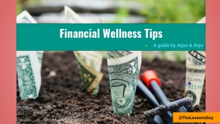 Financial Wellness Tips