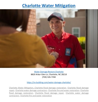 Charlotte Water Mitigation