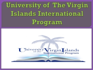 University of The Virgin Islands International Program