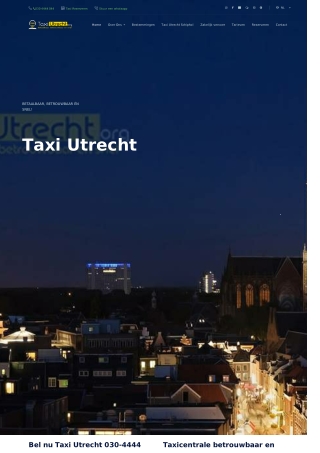 Taxiservice in Utrecht Stad