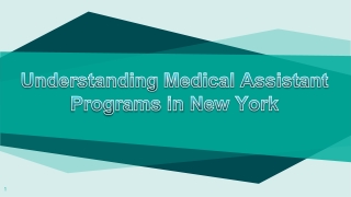 Understanding Medical Assistant Programs in New York City