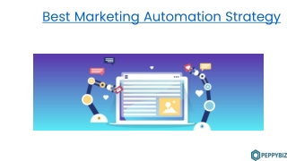 Marketing Automation Strategy for Businesses.
