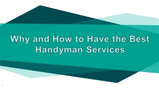 Hire The Best Handyman Services in Rockville