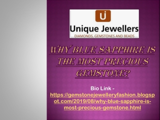 Why Blue Sapphire is the Most Precious Gemstone?