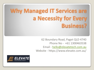 Why Managed IT Services are a Necessity for Every Business?