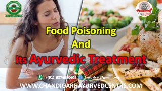 What is the Ayurvedic Treatment for Food Poisoning?