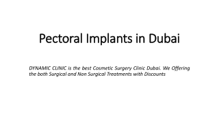 Pectoral Implants Dubai
