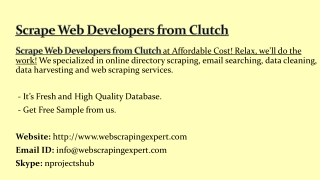 Extract Company CEO Owner Contact Information