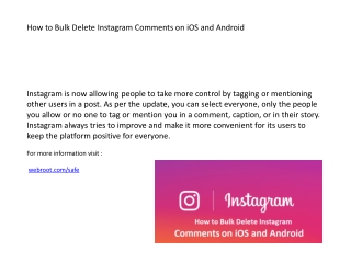 How to Bulk Delete Instagram Comments on iOS and Android