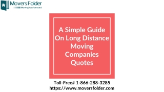 Tips to Understand Long Distance Moving Companies Quotes