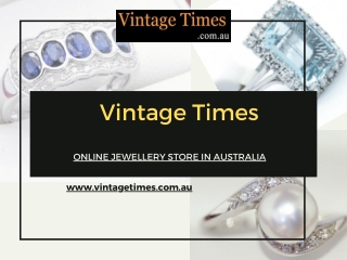 Online Jewellery store in Australia - VintageTimes