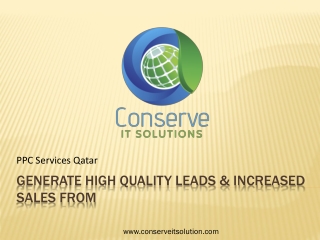 PPC Services, Pay Per Click Advertising Company Qatar