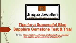 Tips for a Successful Blue Sapphire Gemstone Test & Trial