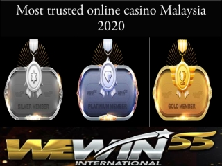 Most trusted online casino Malaysia 2020