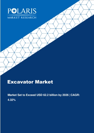 Excavator Market Share, Size, Trends, & Industry Analysis  2025