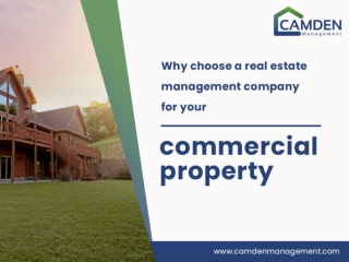 Why Choose A Real Estate Management Company For Your Commercial Property