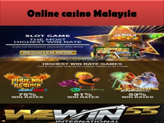 online casino Malaysia  - wewin55