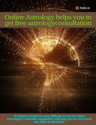 Online astrology helps you to get free astrology consultation tabij.in