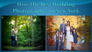 Hire the Best Wedding Photographer in New York