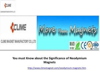 You must Know about the Significance of Neodymium Magnets