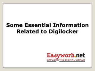 Advantages And Disadvantages of DigiLocker
